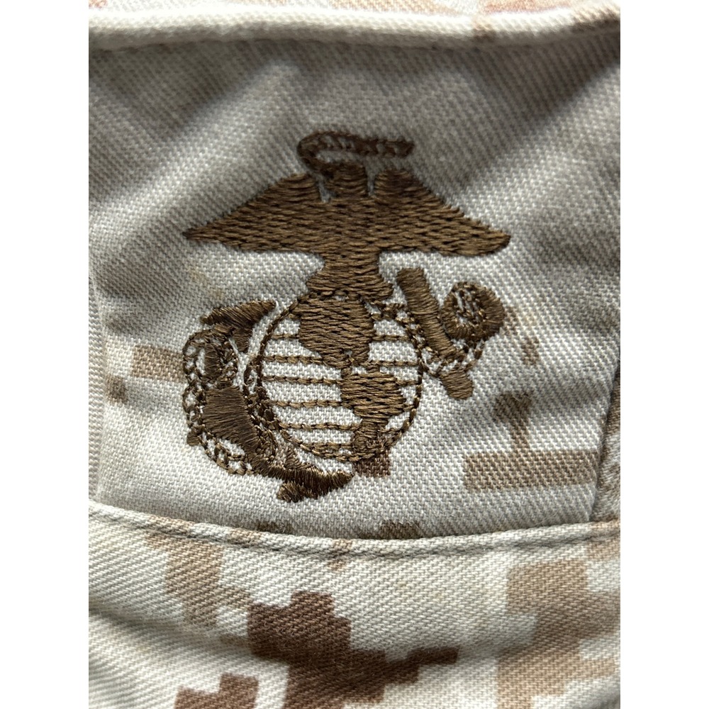 USMC MARPAT Desert Digital Camo Garrison Cover Hat EGA Small Sekri Industries - Picture 3 of 6